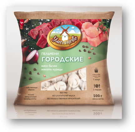 Пельмени «Мясо бычка Мясо цыплят»
